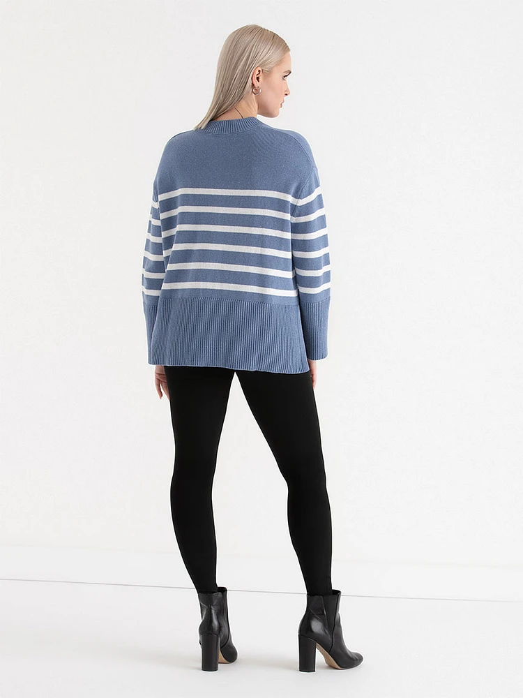 Striped Tunic Sweater