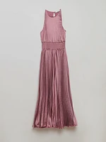 Satin Halter Dress