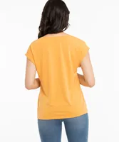 Twist Neck Extended Sleeve Top