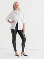 Faux Leather Legging