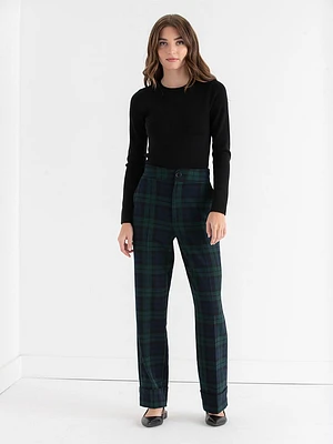 Cuffed Wide Leg Pant