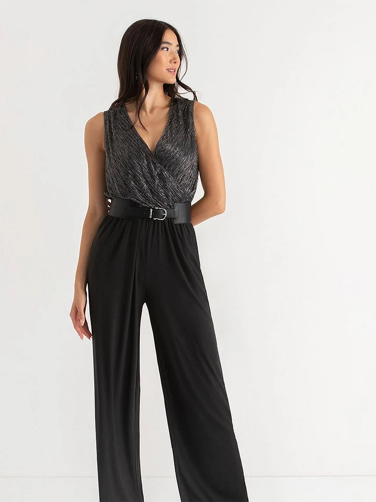 Tinsel Crossover Jumpsuit