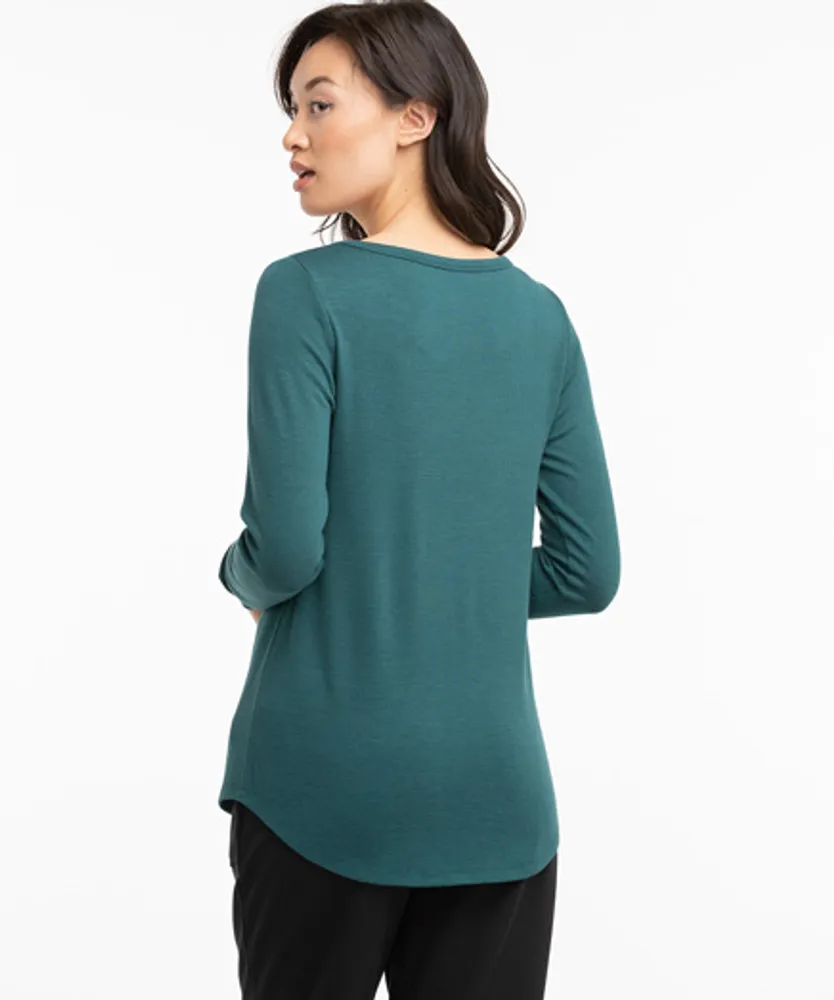 Long Sleeve Hacci Top