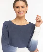 Dip Dye Long Sleeve Sweatshirt