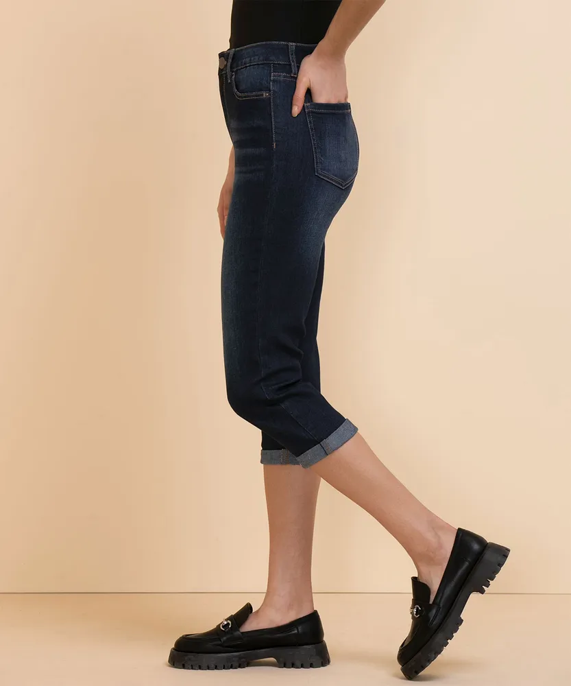 Midnight Skylar Skinny Capri Jean by LRJ