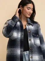 Zia Wool-Blend Shirt Jacket