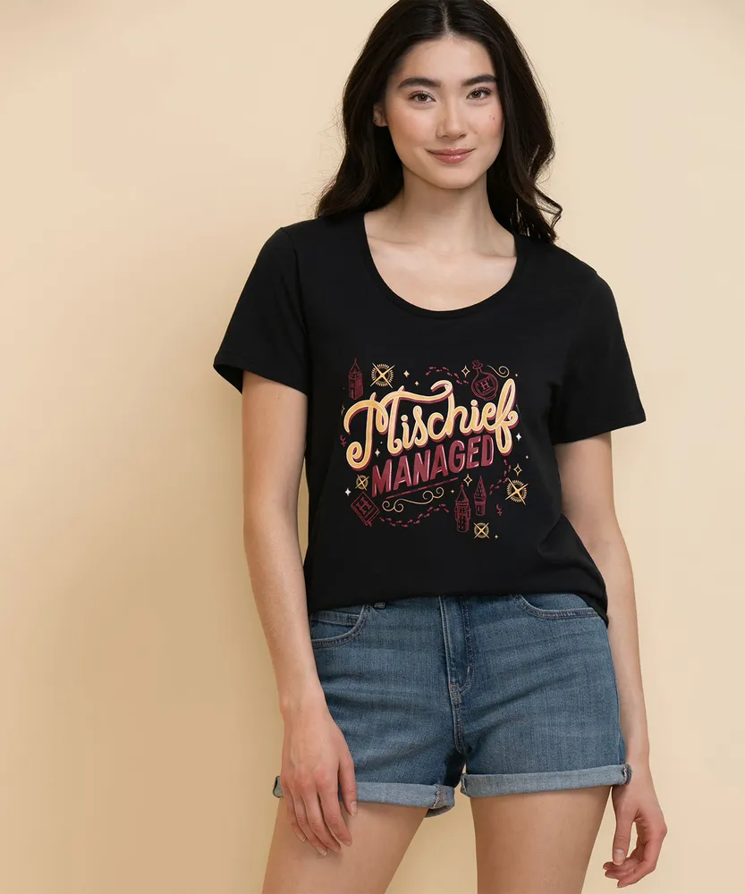 Licensed Harry Potter "Mischief Managed" Tee