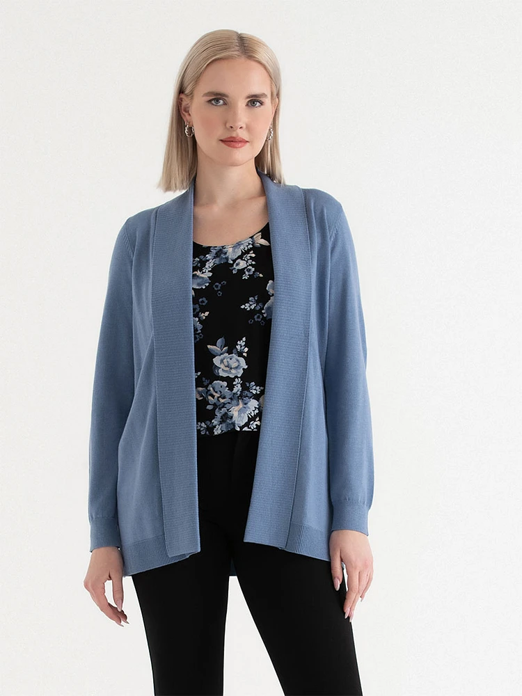 Cashmere Open Cardigan