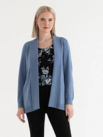 Cashmere Open Cardigan
