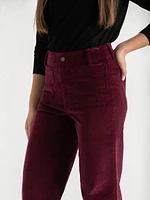 Corduroy Wide Leg Pant