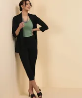 Audrey Skinny Crop Pant with Side Zip