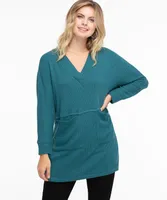 Split Neck Tunic Top