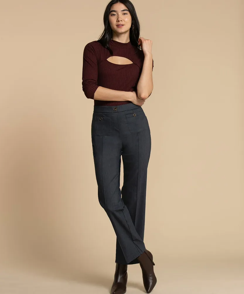 Jules & Leopold Bootcut Pant with Patch Pockets