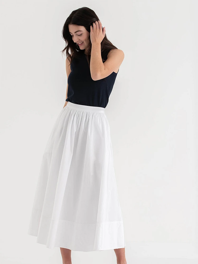 Poplin Full Skirt