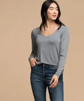 Long Sleeve V-Neck Tee