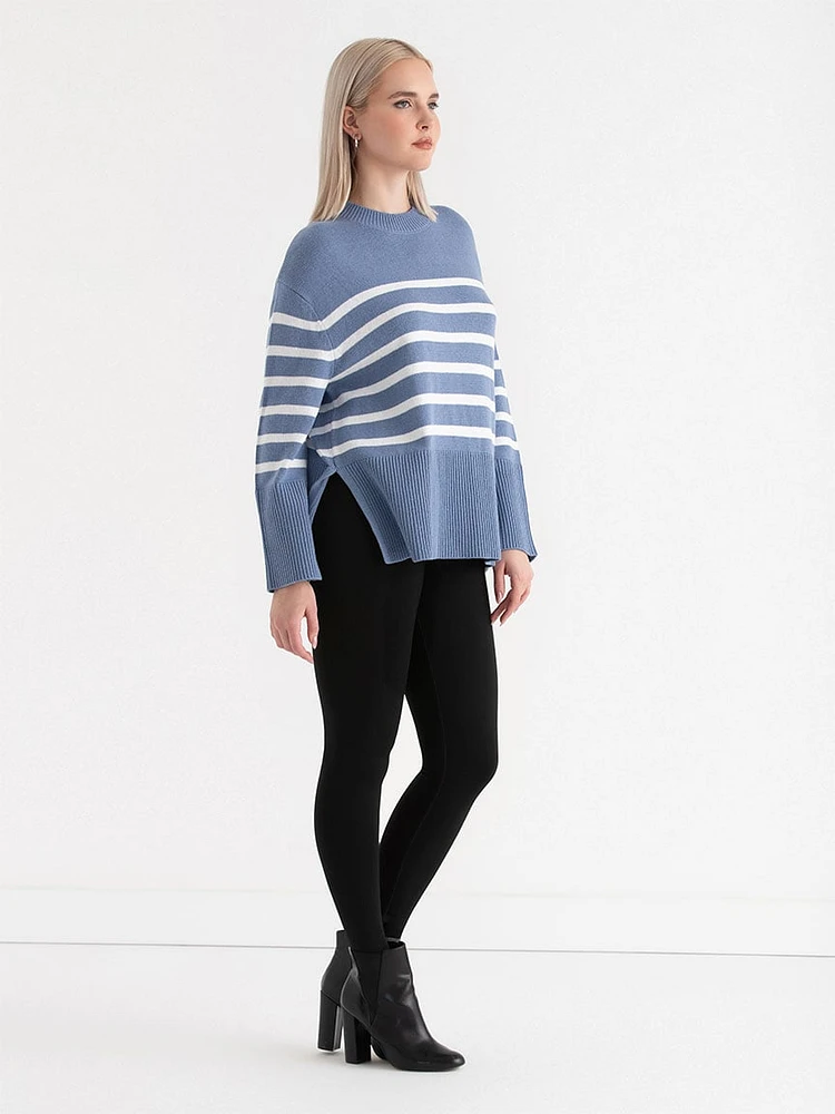 Striped Tunic Sweater