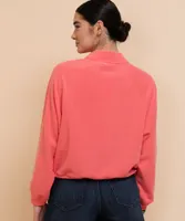 Half-Zip Terry Sweatshirt