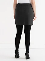 Luxe Ponte Mini Skirt