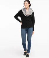 EcoVero™ Ribbed Button Front Cardigan