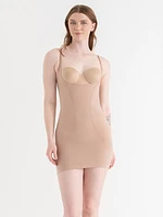 Open Bust Shapewear Slip Dress