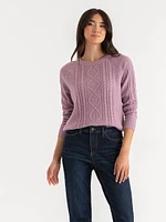 Cable Knit Pullover Sweater