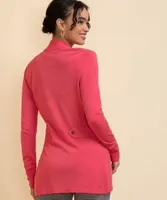 Side Tab Button Cardigan