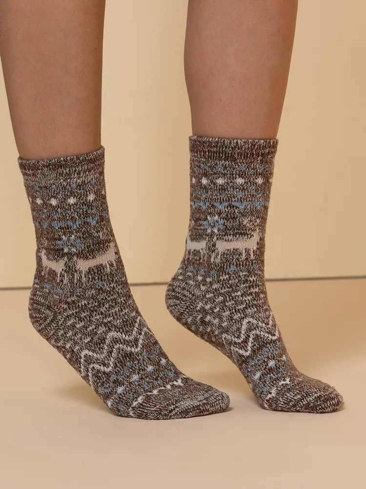 Cozy Fair Isle Socks