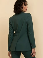 London Double Breasted Relaxed Blazer Luxe Tailored
