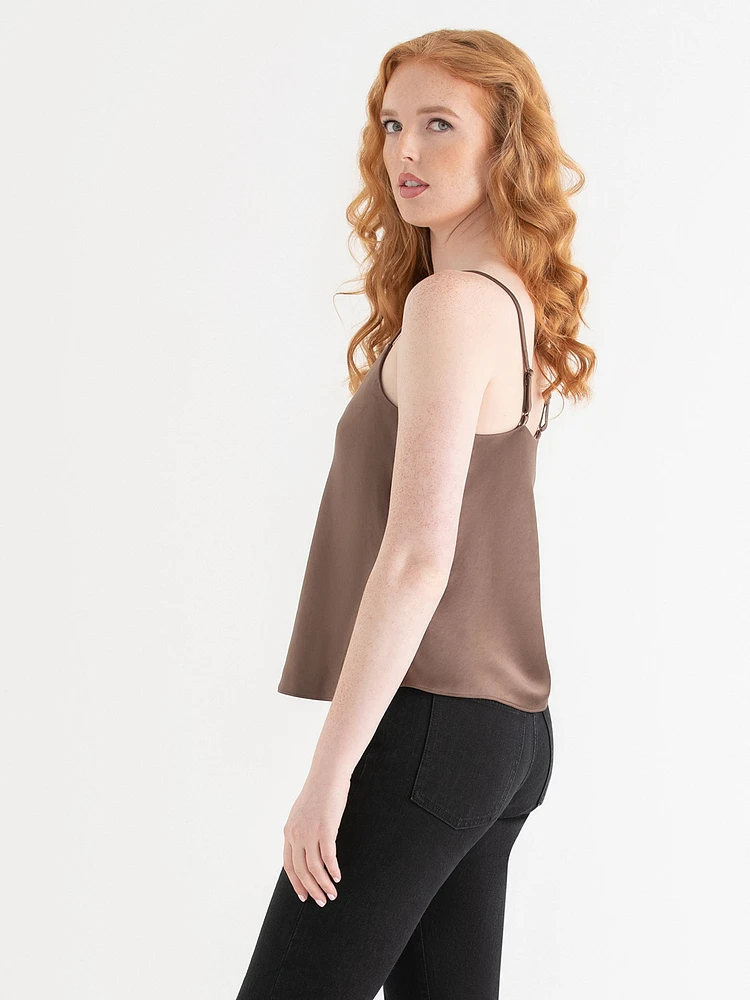 Satin V-Neck Cami