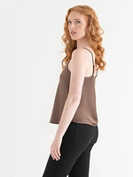Satin V-Neck Cami