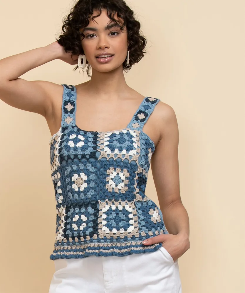 Hand Crochet Sweater Tank Top