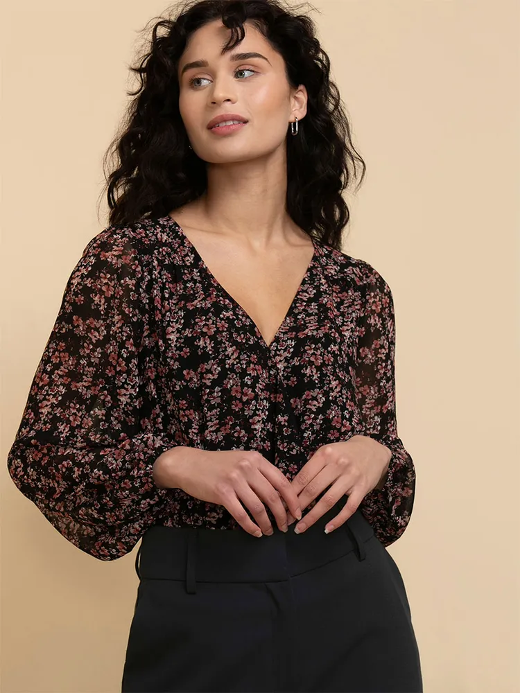 Wrap Blouse Bodysuit