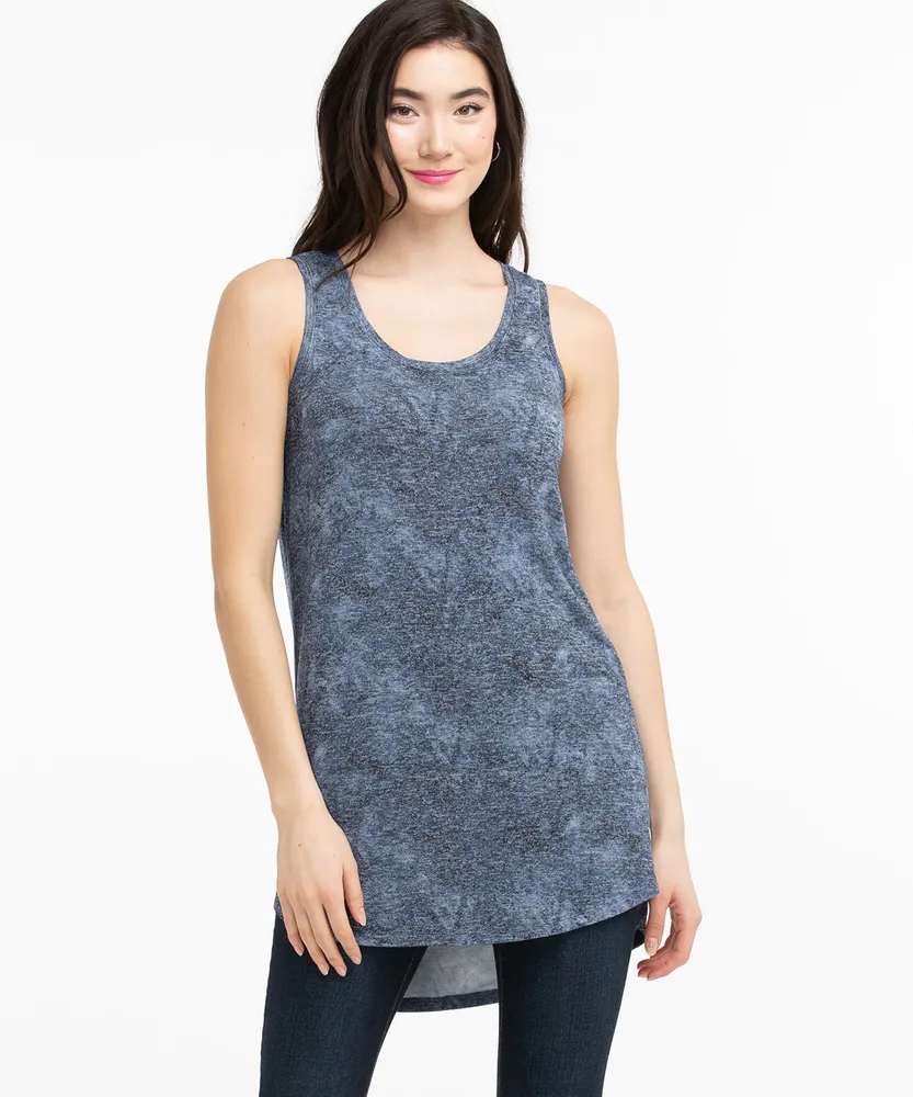 Sleeveless Hacci Tunic Top