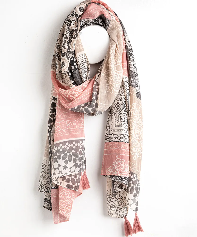 Mosaic Print Scarf