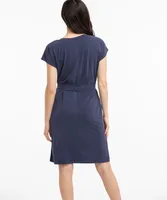 Eco-Friendly Relaxed Side Slit Dress