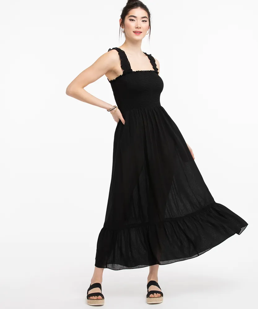 AIR Square Neck Maxi Dress