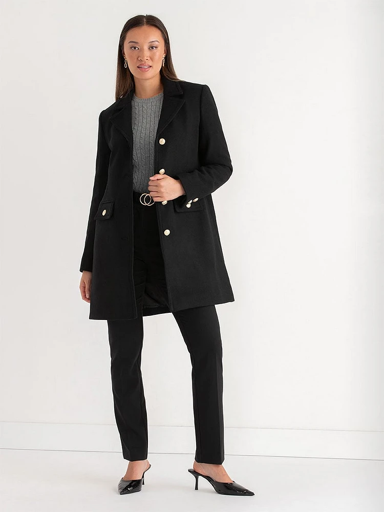 Pippa Fancy Wool Coat