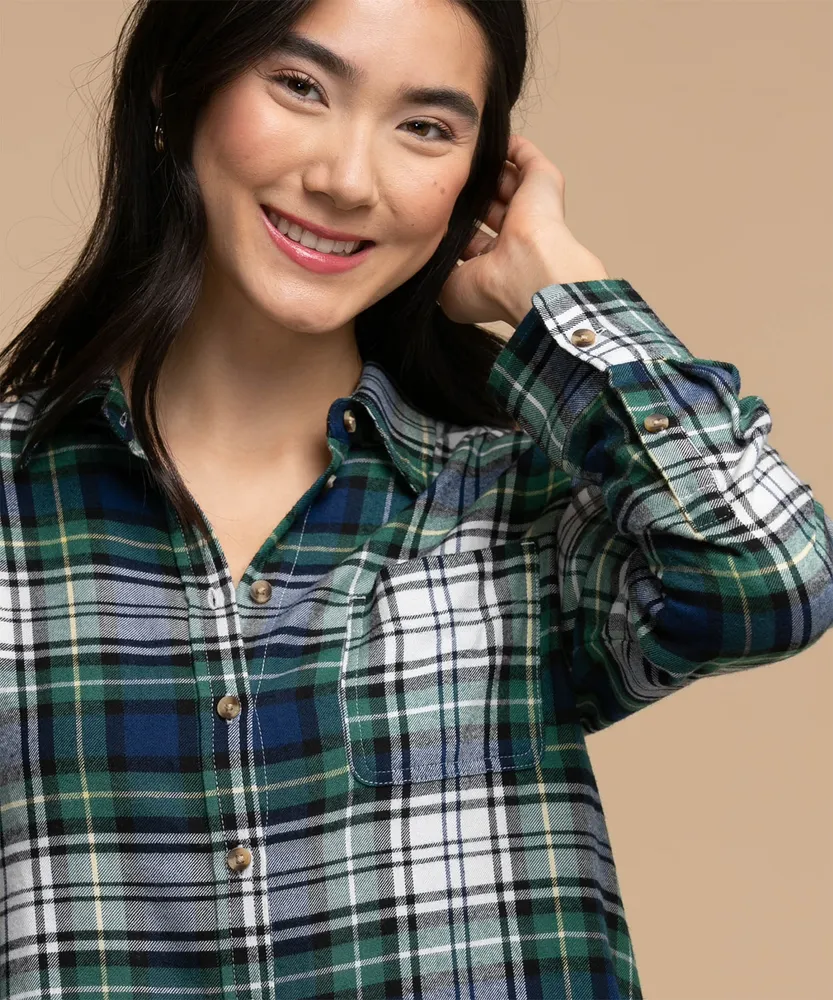 Plaid Flannel Shirt