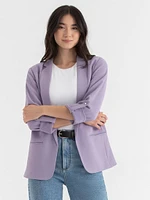 Roll Sleeve Blazer Crepe