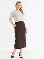 Evan Crepe Midi Skirt