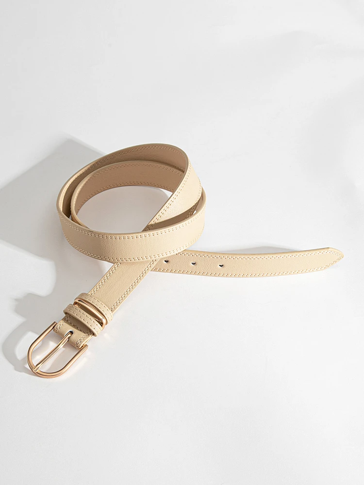 Classic Top Stitch Belt