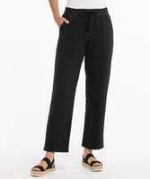 French Terry Straight Leg Pant