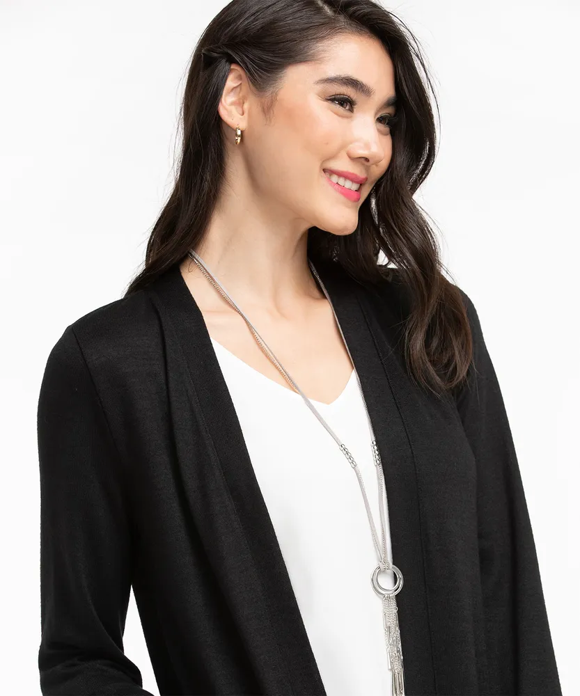 Lantern Sleeve Tunic Cardi