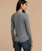 Long Sleeve V-Neck Tee