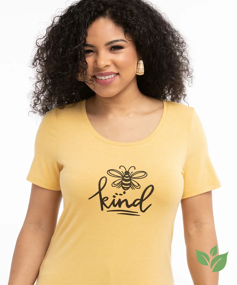 Eco-Friendly 'Bee Kind' Tee