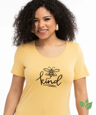 Eco-Friendly 'Bee Kind' Tee