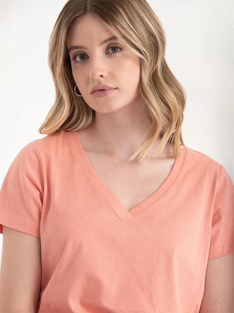 Relaxed V-Neck Tee