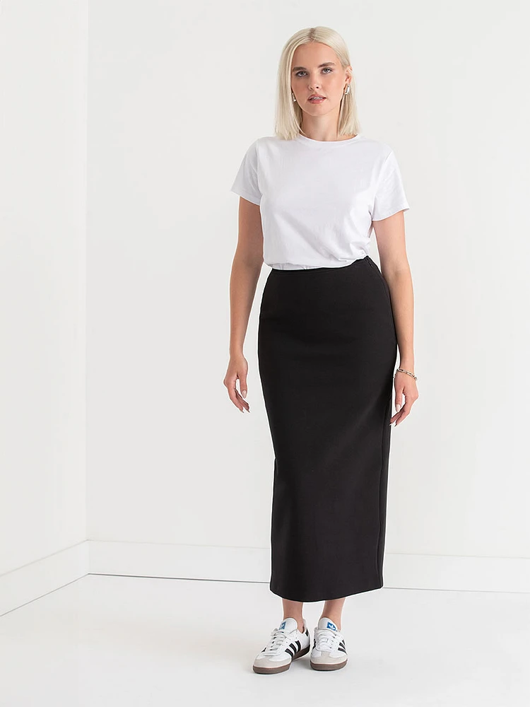 Double Knit Column Skirt