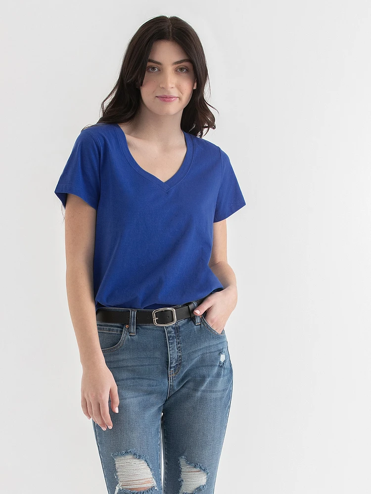 Relaxed V-Neck Tee