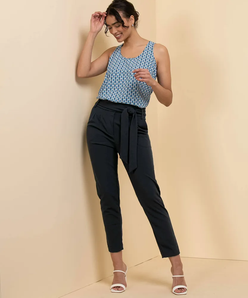 High Waist Tapered Pant by Jules & Leopold